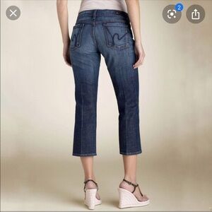 Citizens of Humanity Low Rise Capri Crop Jeans - Y2K Designer Denim